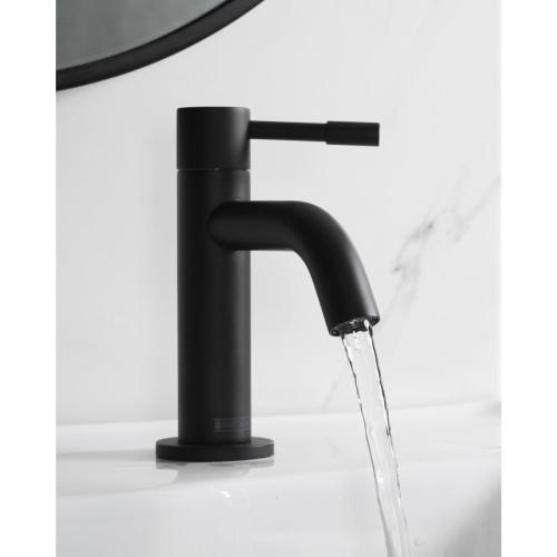 Bristan Mila Basin Pillar Taps Black MI 1/2 BLK